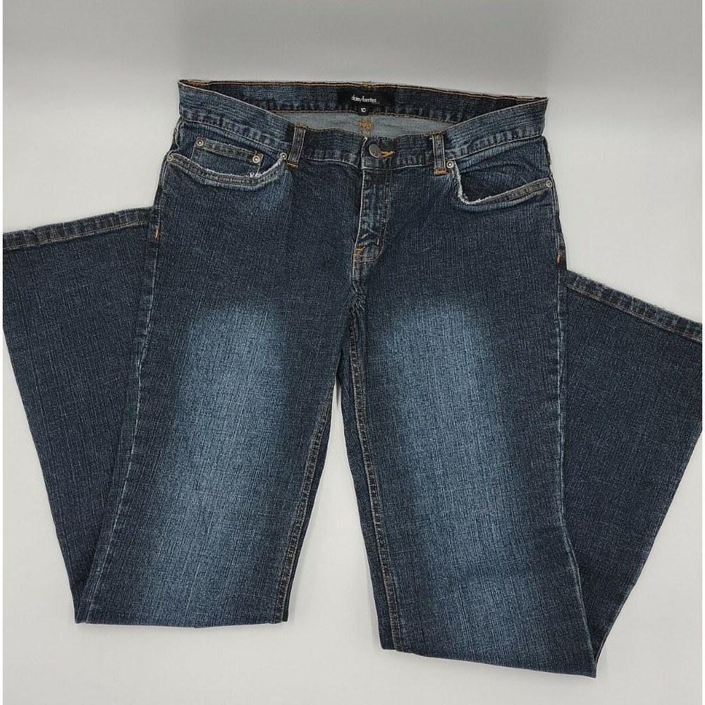 Daisy Fuentes Sz 10 Denim‎ Blue Jeans bootcut Medium Wash Stretch Jeans #C60